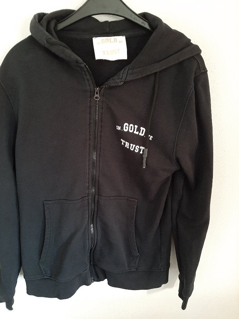 In Gold We Trust vest kleur zwart maat S., Zwart, Ophalen of Verzenden, In Gold We Trust, Gedragen