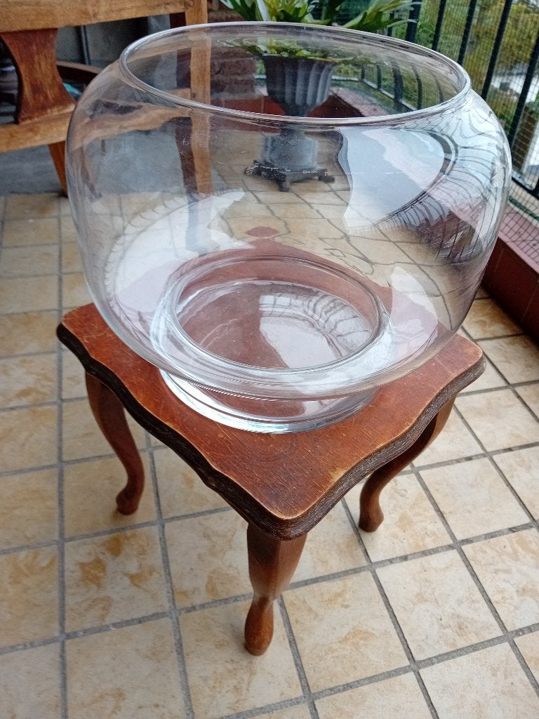 Grote Ronde Glazen Vissenkom, Ophalen, Zo goed als nieuw, Leeg aquarium