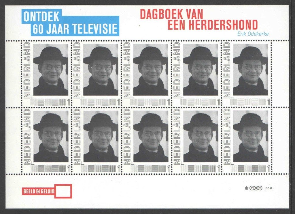 Postzegels Ontdek 60 jaar TV: Dagboek van een herdershond, Ophalen of Verzenden, Na 1940, Postfris