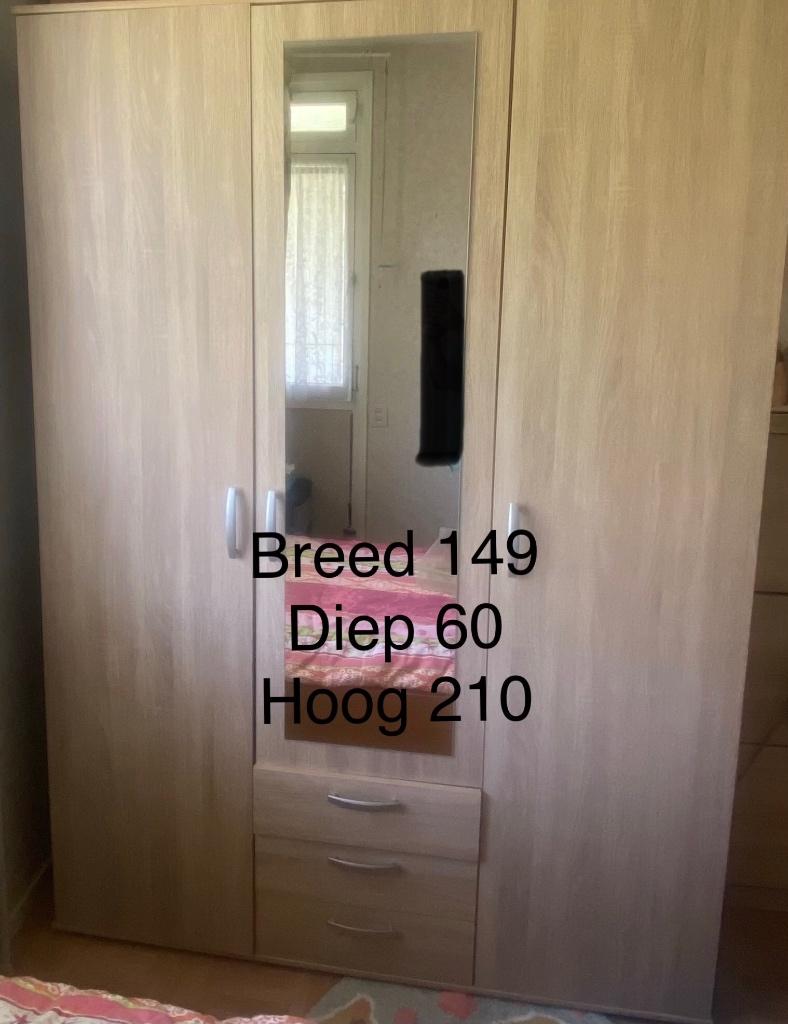 Kledingkast, Huis en Inrichting, Kasten | Kledingkasten, Gebruikt, 100 tot 150 cm, 150 tot 200 cm, 50 tot 75 cm