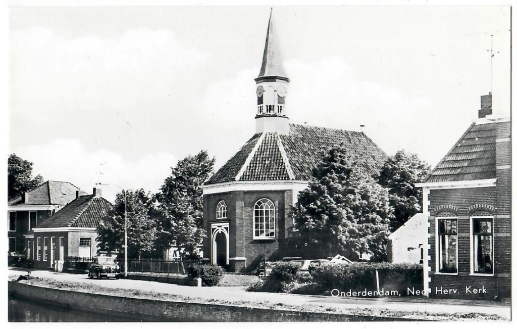 Onderdendam - Ned. Herv. Kerk, Verzenden, 1960 tot 1980, Ongelopen, Groningen