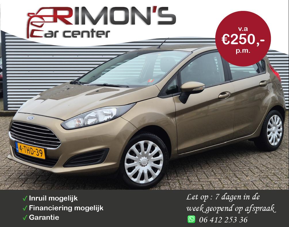 ford fiesta 1.0 Greentech Drive Airco Navi 5 Deurs, Auto's, Voorwielaandrijving, Euro 5, Gebruikt, 60 pk