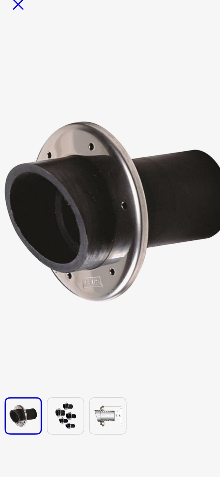 Vetus uitlaat 40 mm, Ophalen of Verzenden, Nieuw, Motor en Techniek, Zeilboot of Motorboot