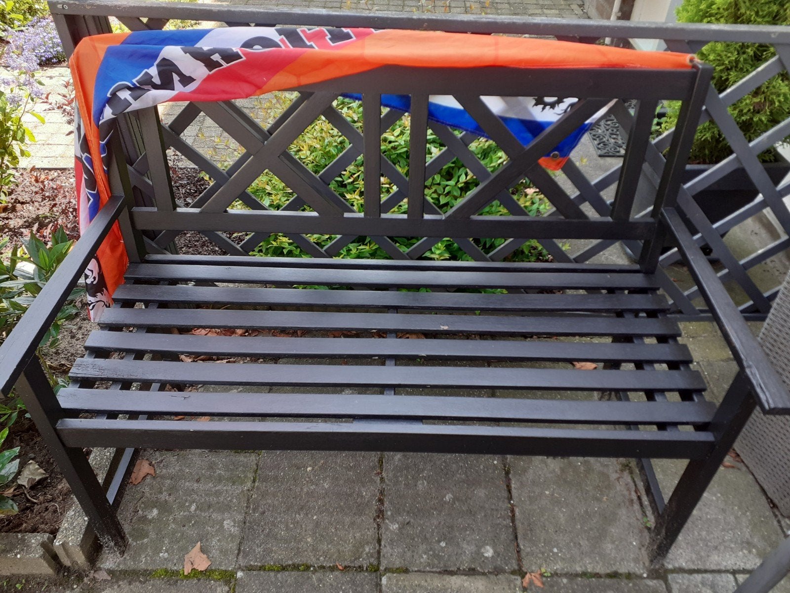 Tuinbank, Ophalen, Gebruikt