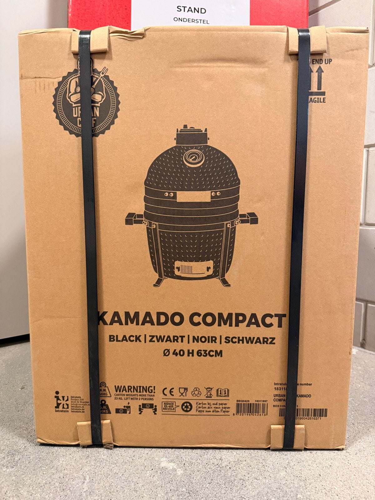Urban Chef Kamado Compact BBQ met Onderstel Nieuw, Ophalen, Nieuw
