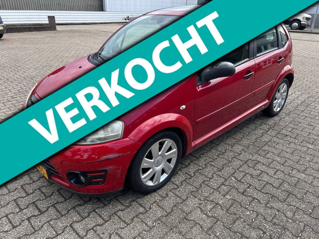 Citroen C3 1.6i-16V VTR, Auto's, Citroën, Voorwielaandrijving, Zwart, 1072 kg, Leder en Stof