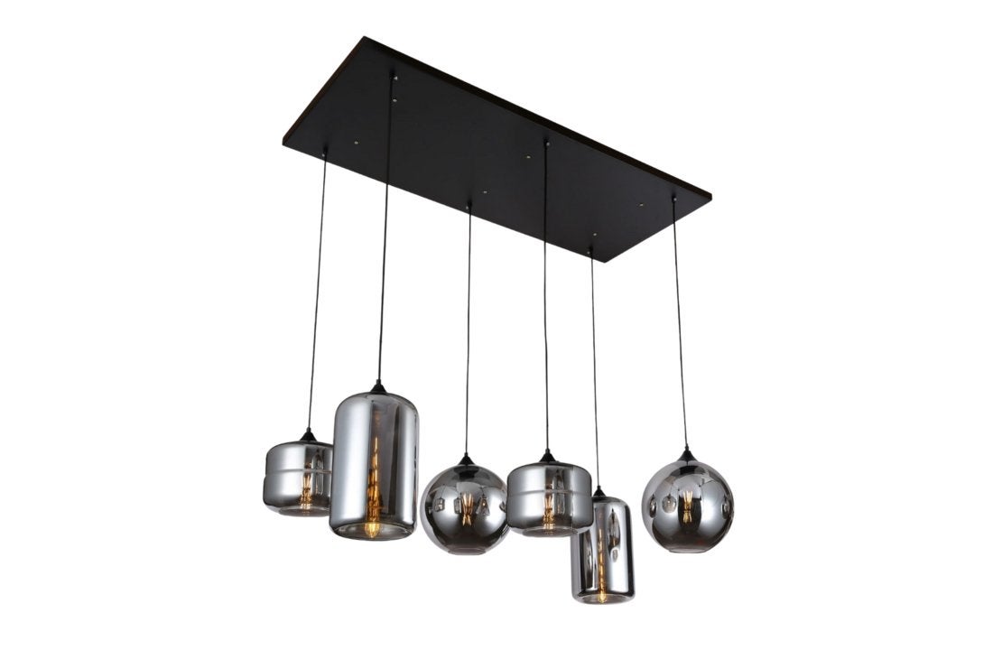 Moderne hanglampen, 2 jaar oud, in hoogte verstelbaar, Ophalen of Verzenden, Gebruikt, Metaal