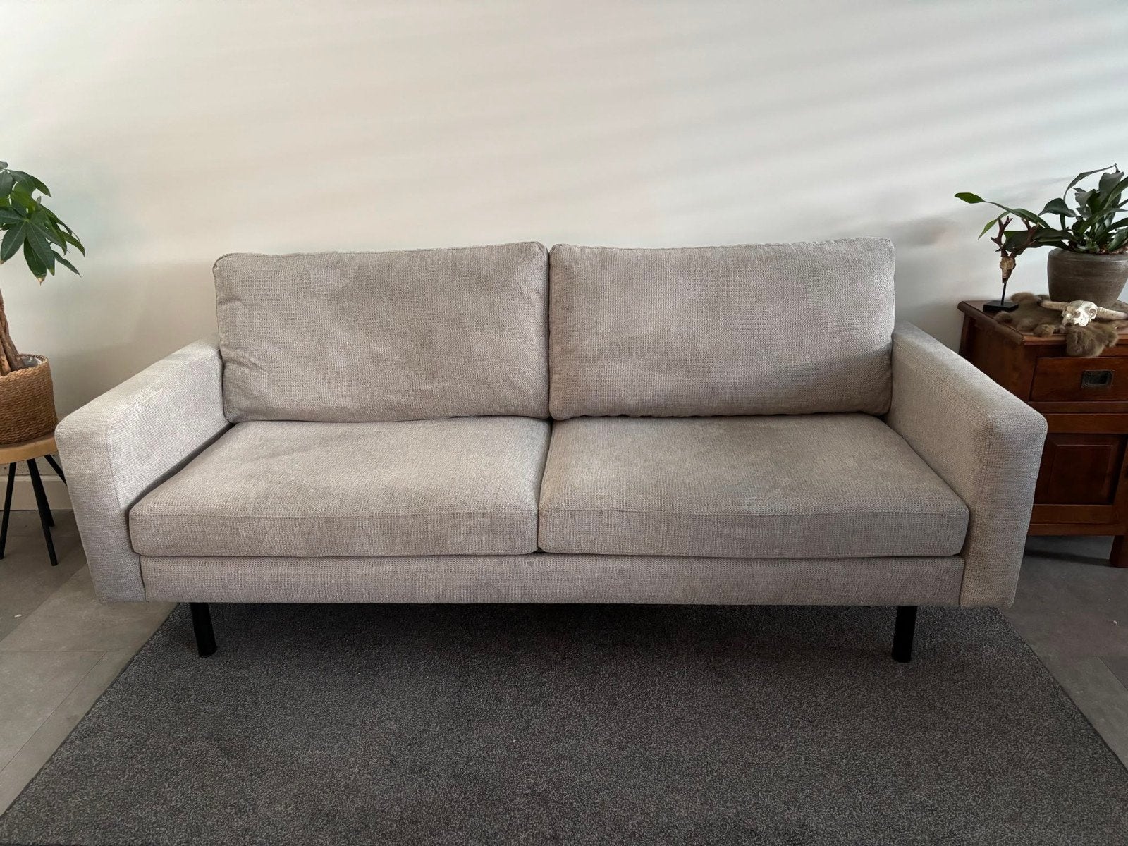 Twee zit bank Collin - Zo goed als nieuw, Huis en Inrichting, Ophalen, 100 tot 125 cm, 150 tot 200 cm, Driepersoons