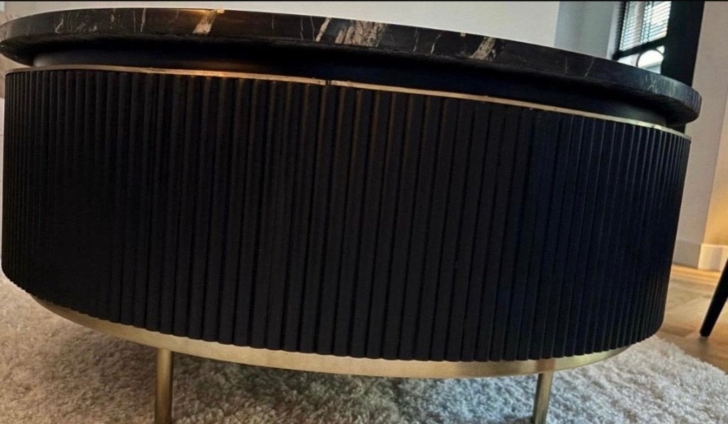 Salontafel Mesa, Ophalen, 100 tot 150 cm, Rond, 50 tot 100 cm
