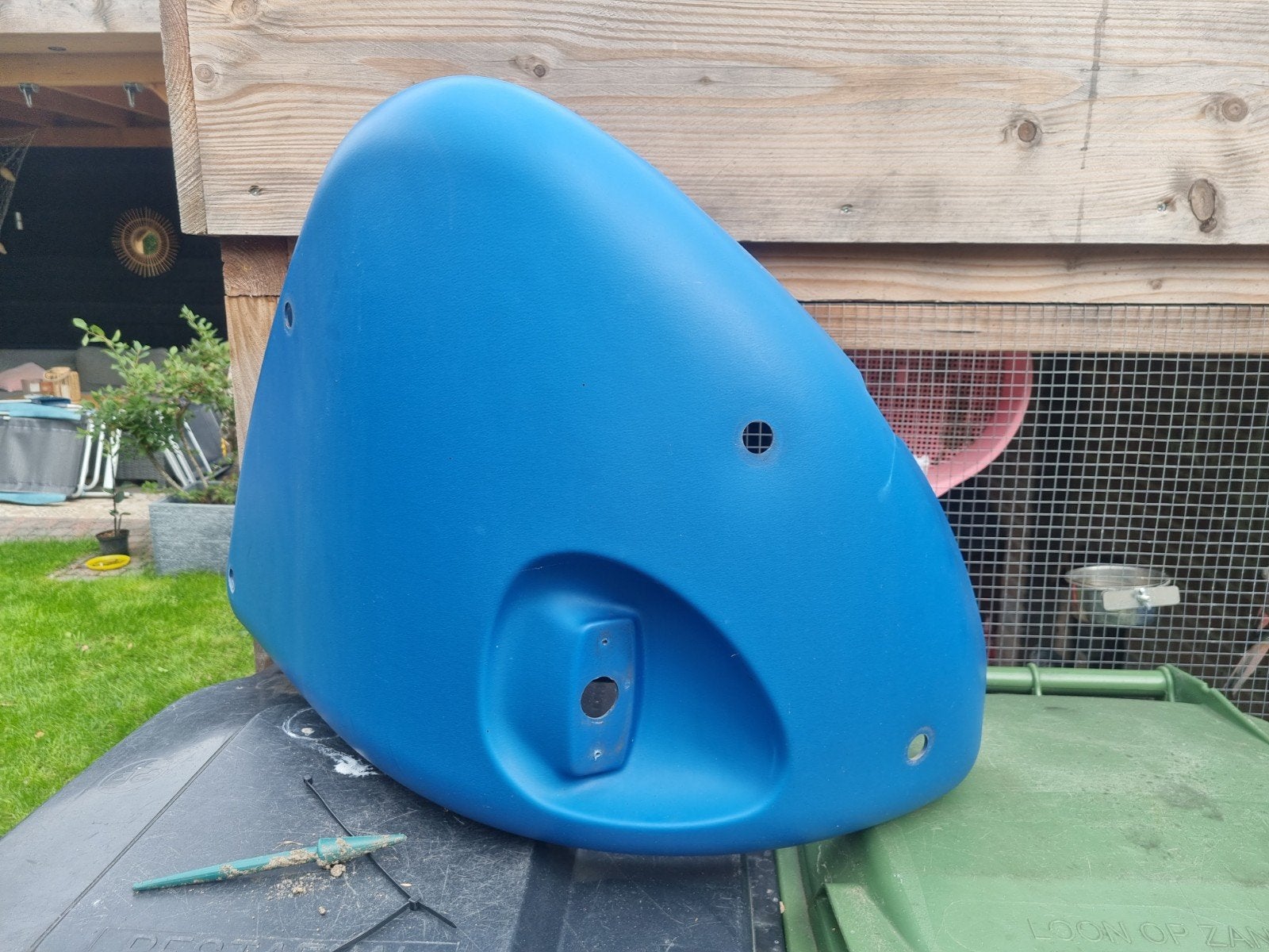 Knaus Blue Line 2000 Bumper Hoek Rechts - Blauw, Caravans en Kamperen, Ophalen of Verzenden, Gebruikt