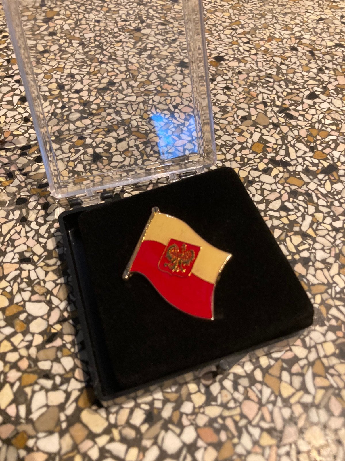 Pin Poolse vlag, Ophalen of Verzenden, Zo goed als nieuw