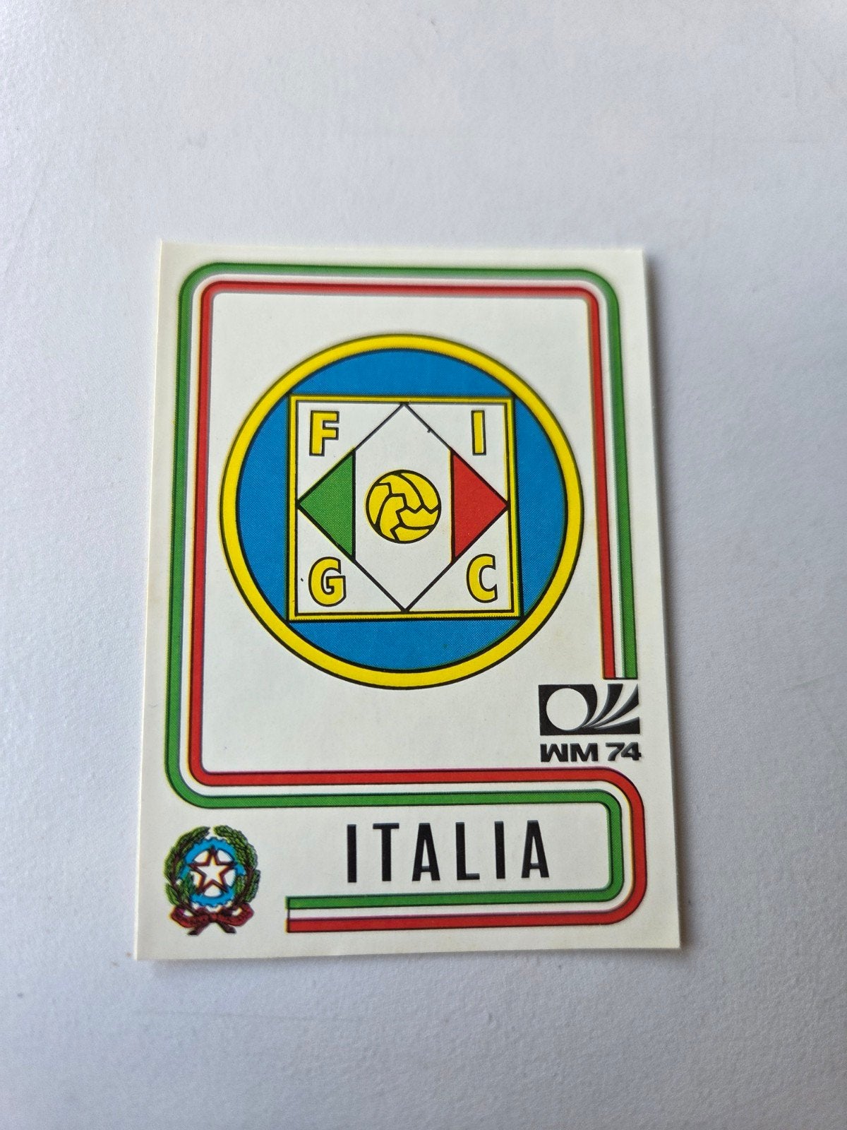 Panini WK 74, Hobby en Vrije tijd, Stickers en Plaatjes, Ophalen of Verzenden, Zo goed als nieuw, Sticker