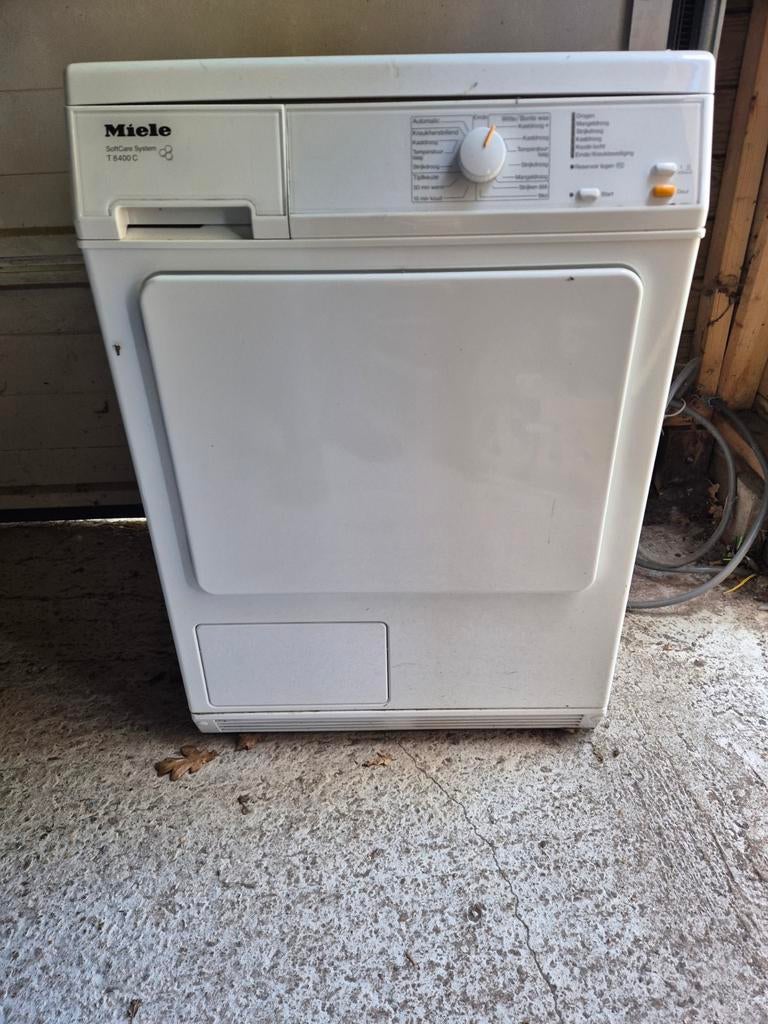 Miele T8400C Condensdroger - Betrouwbaar en Efficiënt, Ophalen, 6 tot 8 kg, Gebruikt, Voorlader