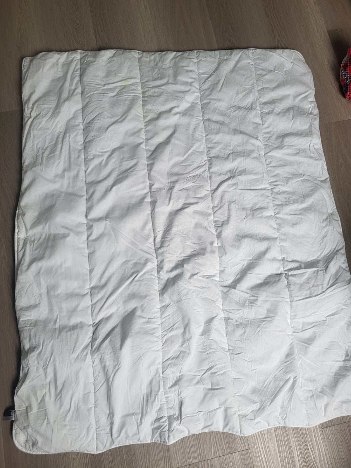 Hema 2x zomer en winter dekbed deken 120x150 cm peuter dekbe, Gebruikt, Ophalen of Verzenden, Hema, Wit