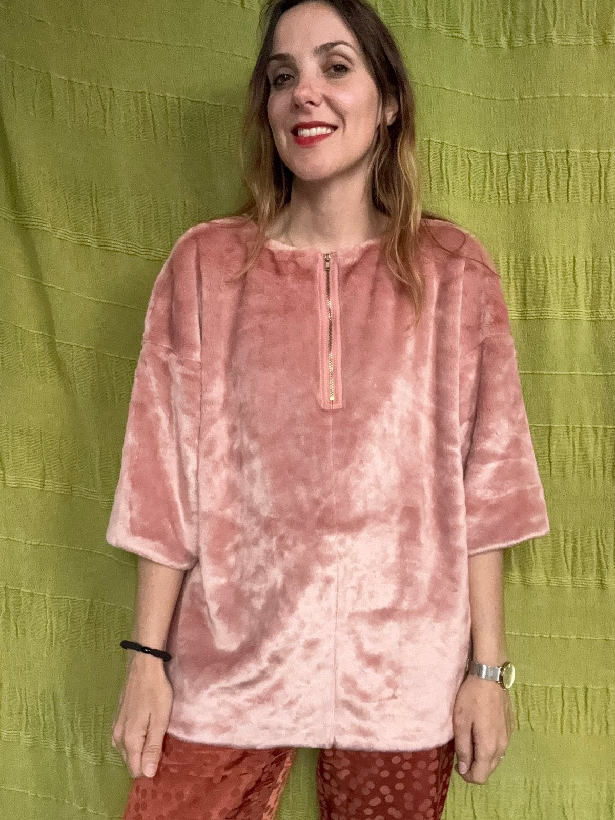 Zachte fluffy trui H&M - roze / lichtroze - XL/42, Hgv, Hgv, Maat 42/44 (L), Ophalen of Verzenden