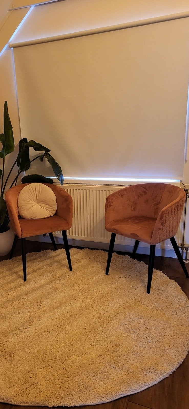 Twee leuke oudroze stoeltjes, Ophalen, Twee, Overige kleuren, Zo goed als nieuw