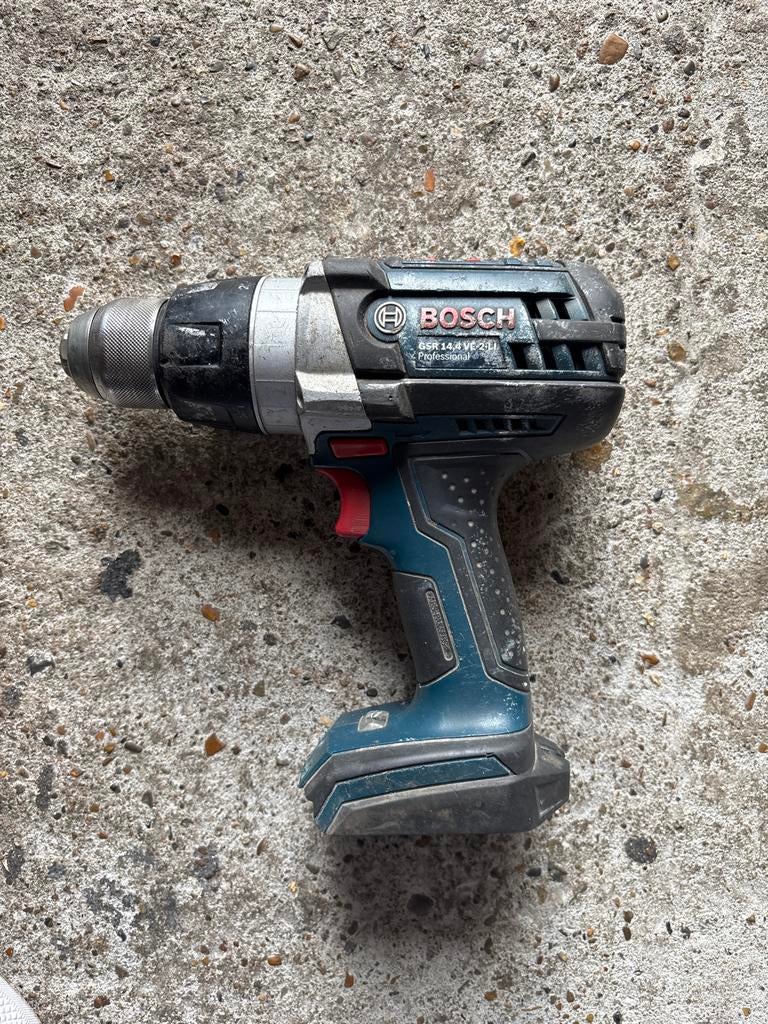 Bosch Accu Schroefmachine Blauw - GSB 14.4 VE-2-LI, Gebruikt, Ophalen of Verzenden, Boor- en Schroefmachine, Minder dan 400 watt