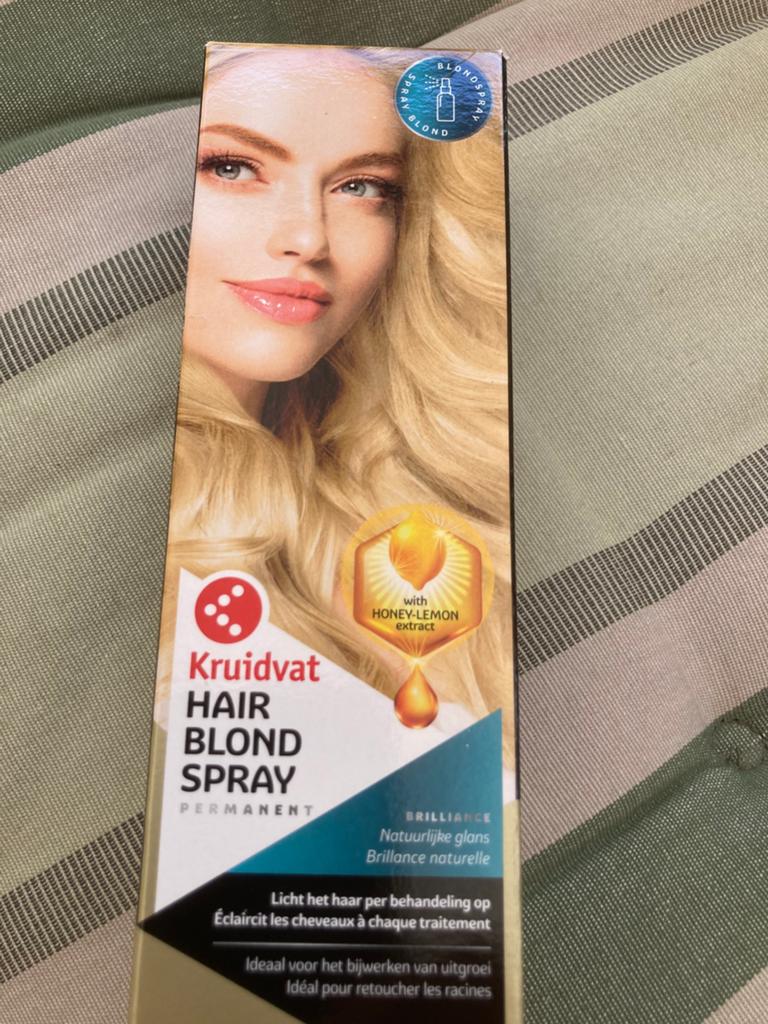 Spray blond 2x, Sieraden, Tassen en Uiterlijk, Uiterlijk | Haarverzorging, Ophalen, Nieuw