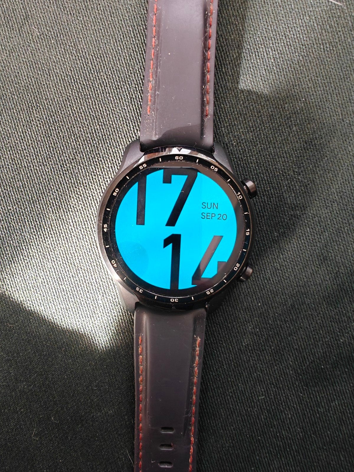 TicWatch Pro 3 GPS Smartwatch, Gebruikt, Zwart, Ophalen of Verzenden, Waterdicht