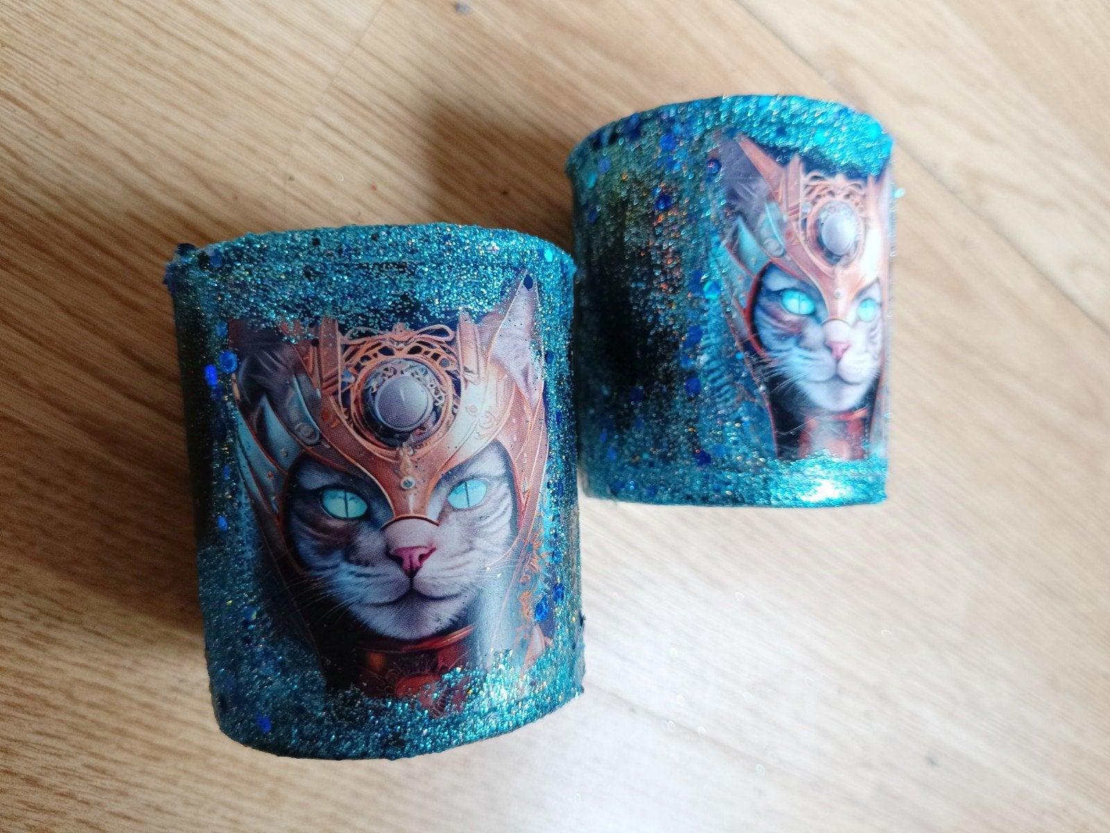 Cat - Theelichtjes - Steampunk Style, Ophalen of Verzenden, Rechthoekig