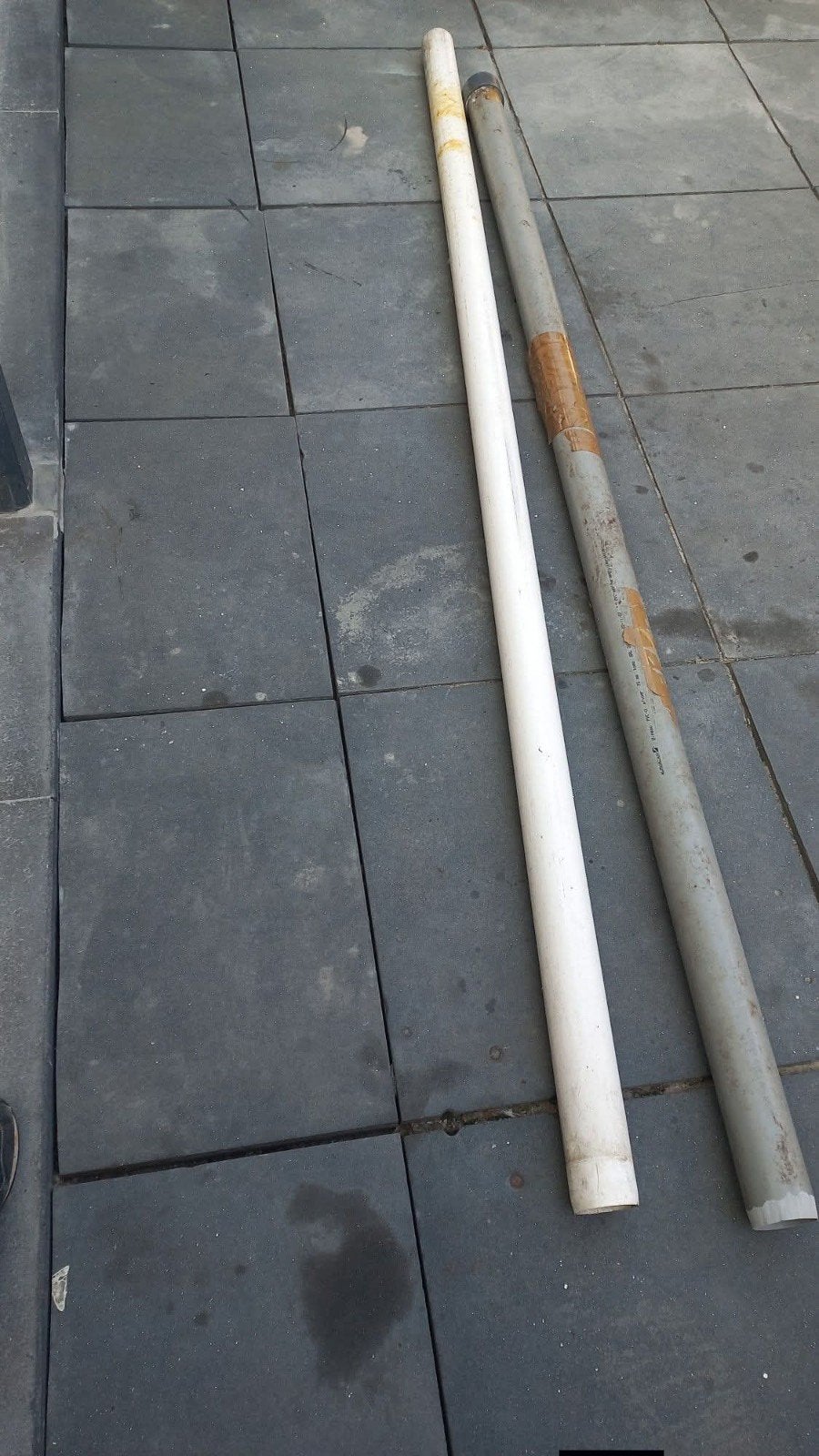 pvc buizen, Gebruikt, Pvc, 2 tot 4 meter, 60 tot 80 mm