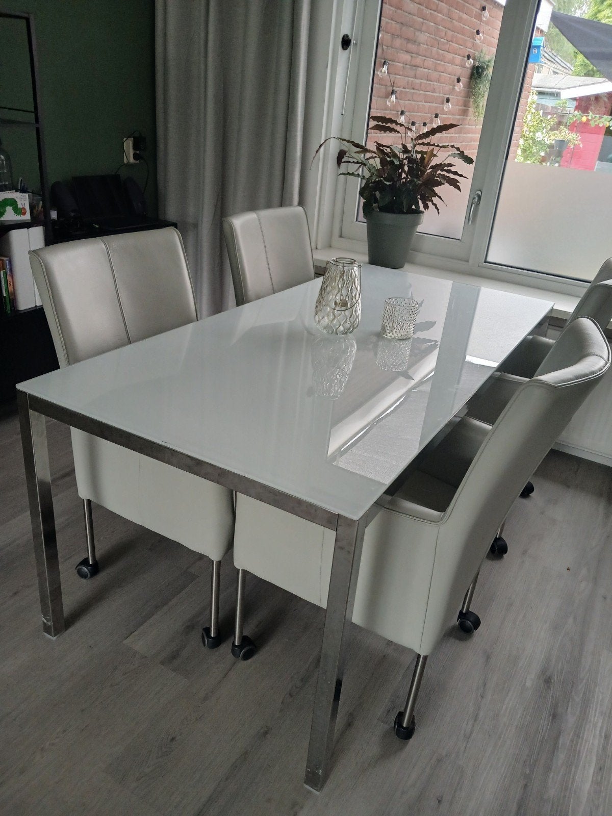 Eettafel 4/6  persoons 180/85/75 cm, Huis en Inrichting, Tafels | Eettafels, Ophalen of Verzenden, Rechthoekig, 150 tot 200 cm