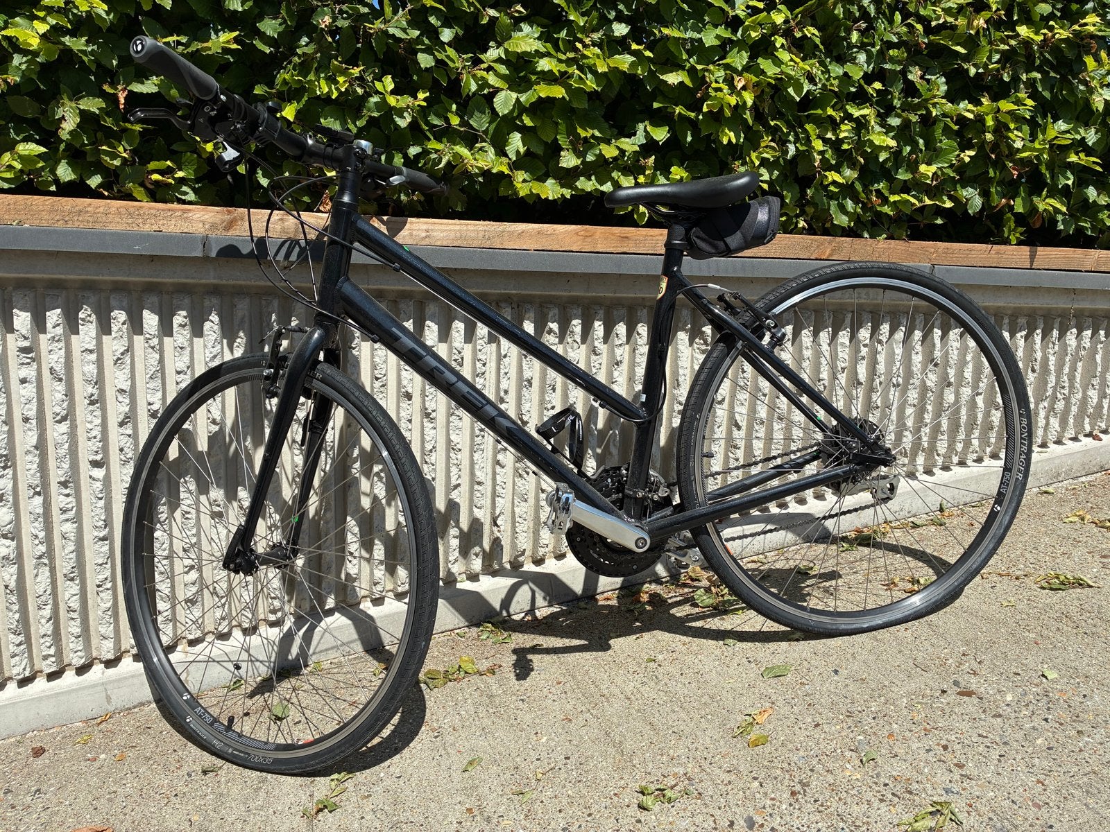 Trek FX 2 fiets - Zwart, 20 inch frame, Gebruikt, Ophalen, Overige merken, 50 tot 53 cm