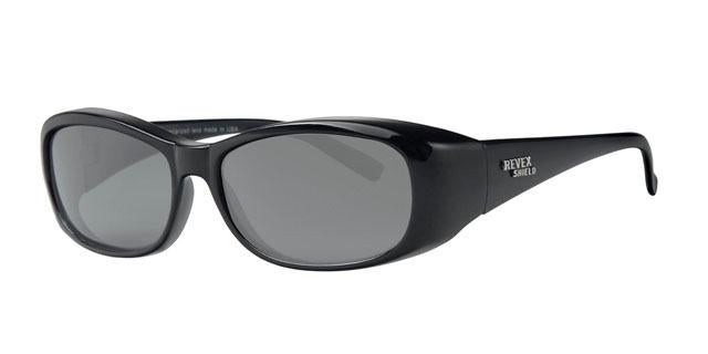 Overzetzonnebril / Overzetbril REVEX POL492 Black -60% OFF!, Overige merken, Zonnebril, Zwart, Nieuw