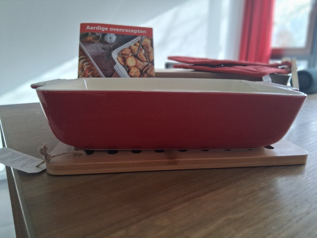 Ovenschaal postcodeloterij, Ophalen of Verzenden, Nieuw, Rood