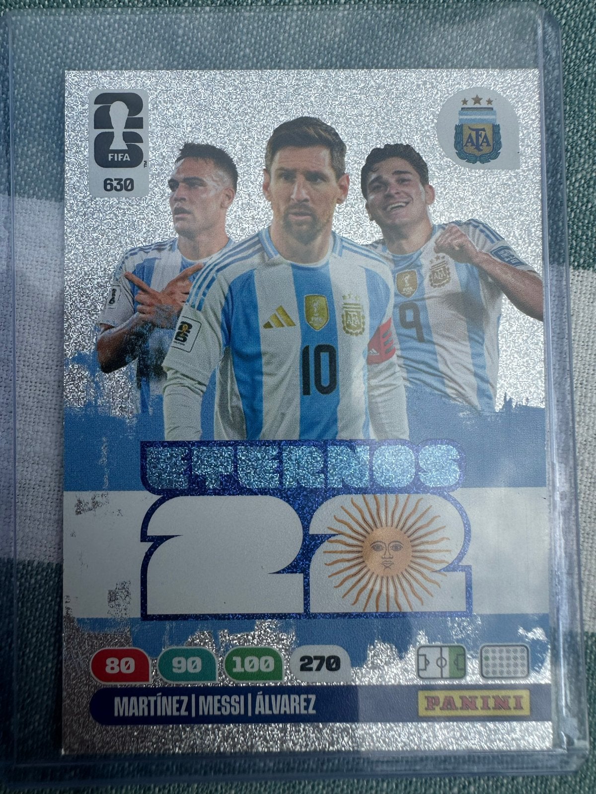 Panini World Cup 2026 Messi Eternos Adrenalyn XL Kaart, Ophalen, Nieuw, Buitenlandse clubs, Spelerskaart