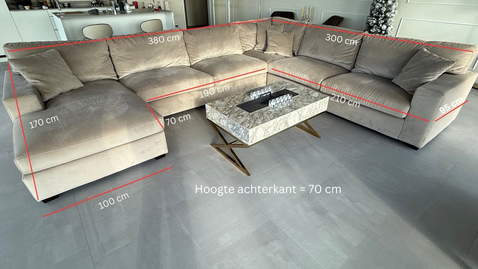 Rofra Home Hoekbank - 2 jaar oud, perfecte conditie, Ophalen, Hoekbank, 300 cm of meer, Zo goed als nieuw