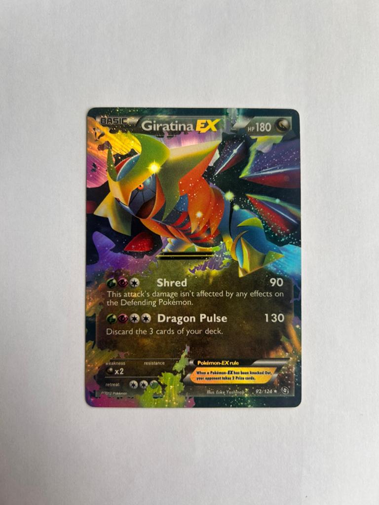 Giratina EX - Holofoil 92/124, Ophalen of Verzenden, Zo goed als nieuw