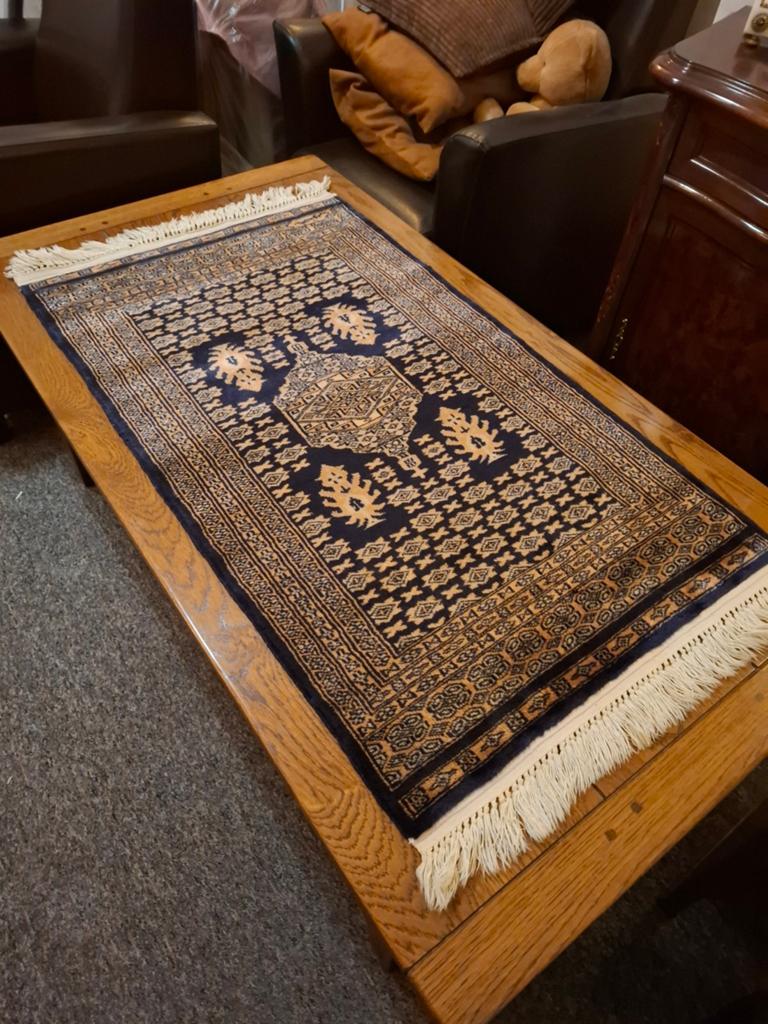 Perzisch tafelkleed, 100 tot 150 cm, Blauw, Zo goed als nieuw, Rechthoekig