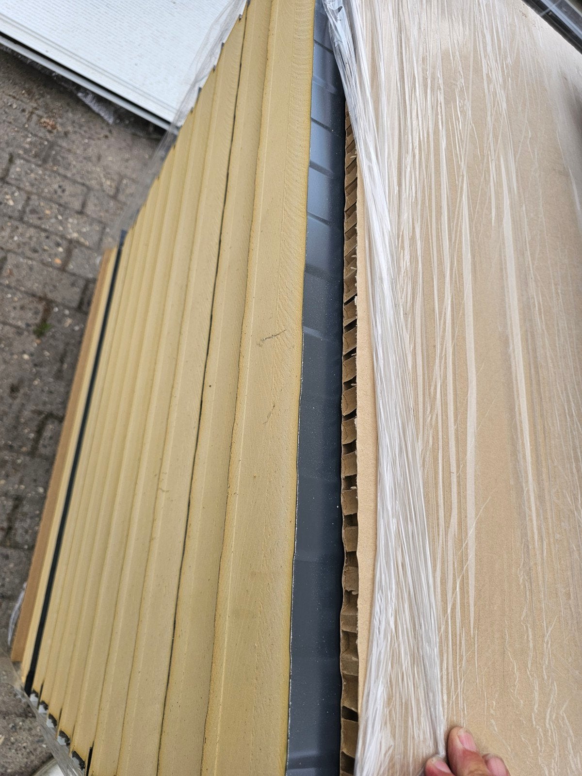 b-keus Wandpaneel 100mm latjes profiel RAL 7016 - 10.000mm, Eigen, Eigen, Nieuw, Ophalen of Verzenden