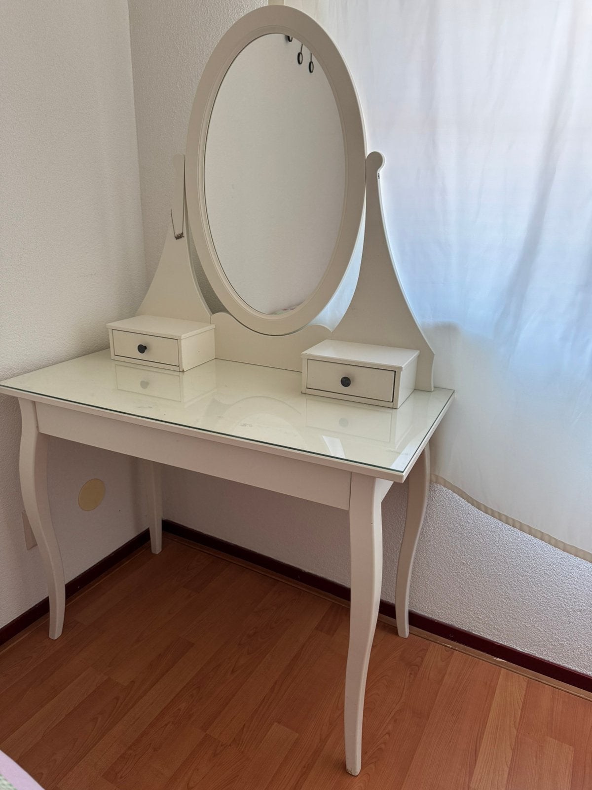 Ikea make up  tafel, Ophalen, Zo goed als nieuw, 50 tot 100 cm, Minder dan 100 cm