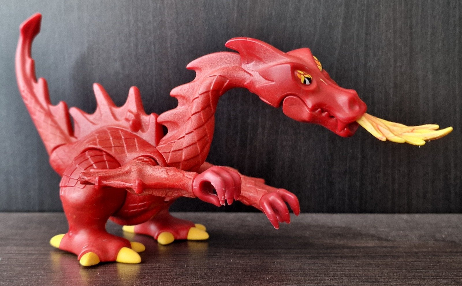 Playmobil Medievil Draak (Rood) - 1995, Kinderen en Baby's, Speelgoed | Playmobil, Ophalen, Gebruikt, Losse onderdelen, Figuren