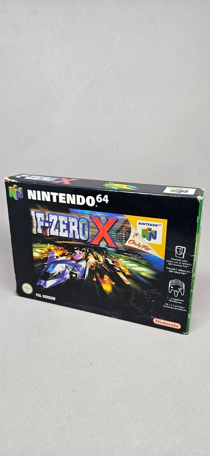 F-Zero X Nintendo 64 (N64) PAL Compleet in doos, Spelcomputers en Games, Games | Nintendo 64, Gebruikt, 1 speler, Racen en Vliegen