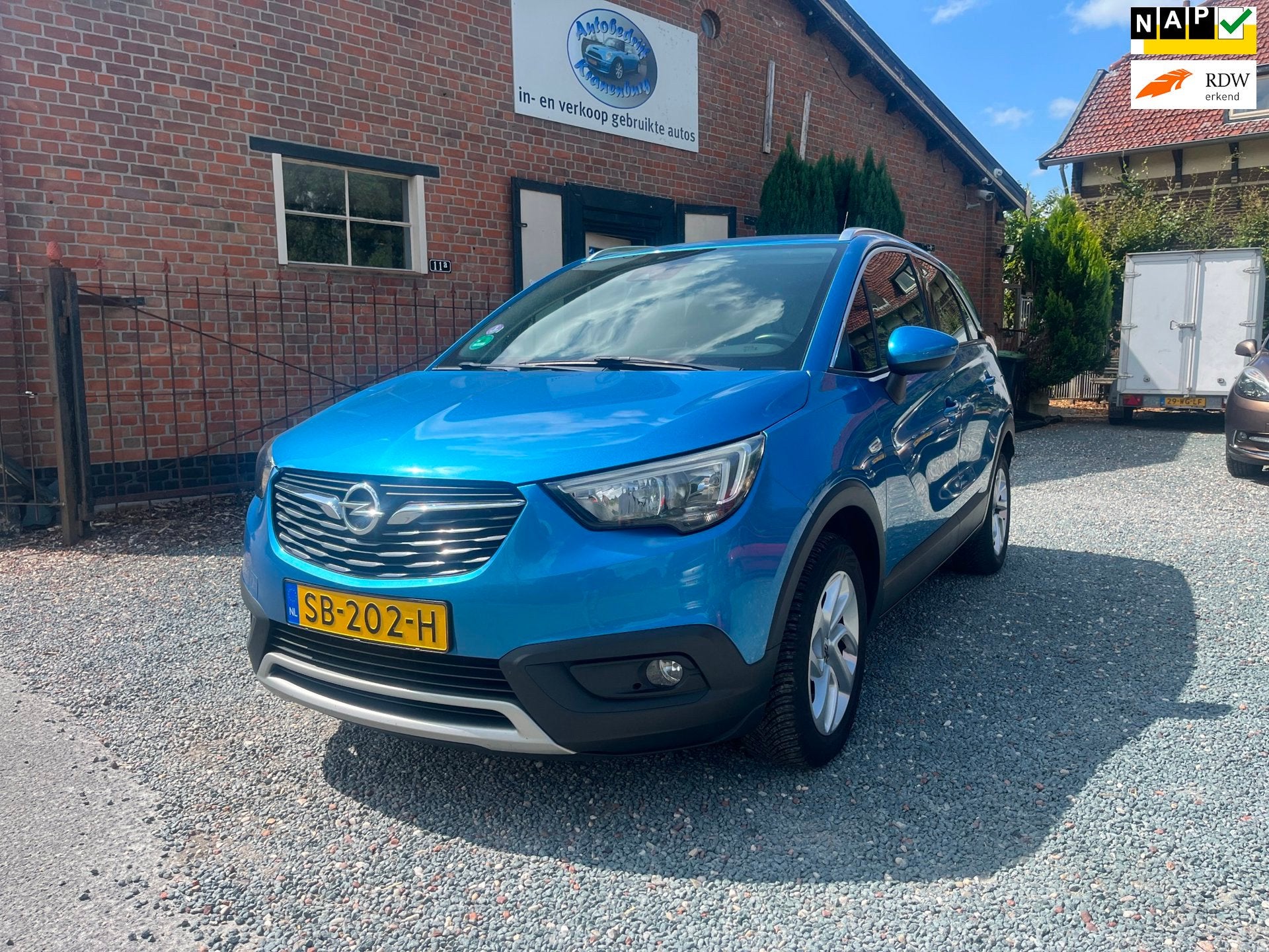 Opel Crossland X 1.2 Turbo Innovation ( Navigatie + Climate, Gebruikt, 1199 cc, Blauw, 49 €/maand