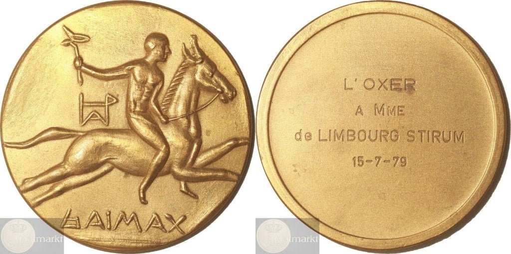 België - Historiepenning 1979 'Concours Hippique', Ophalen of Verzenden, Brons, Buitenland