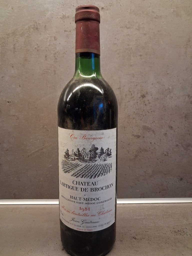 Château Lartigue de Brochon (Haut-Médoc) - 1981, Frankrijk, Nieuw, Ophalen of Verzenden, Rode wijn