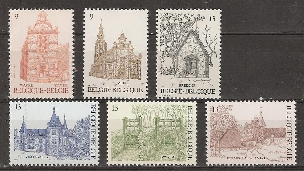 België, Toerisme, 1986., Ophalen of Verzenden, Postfris