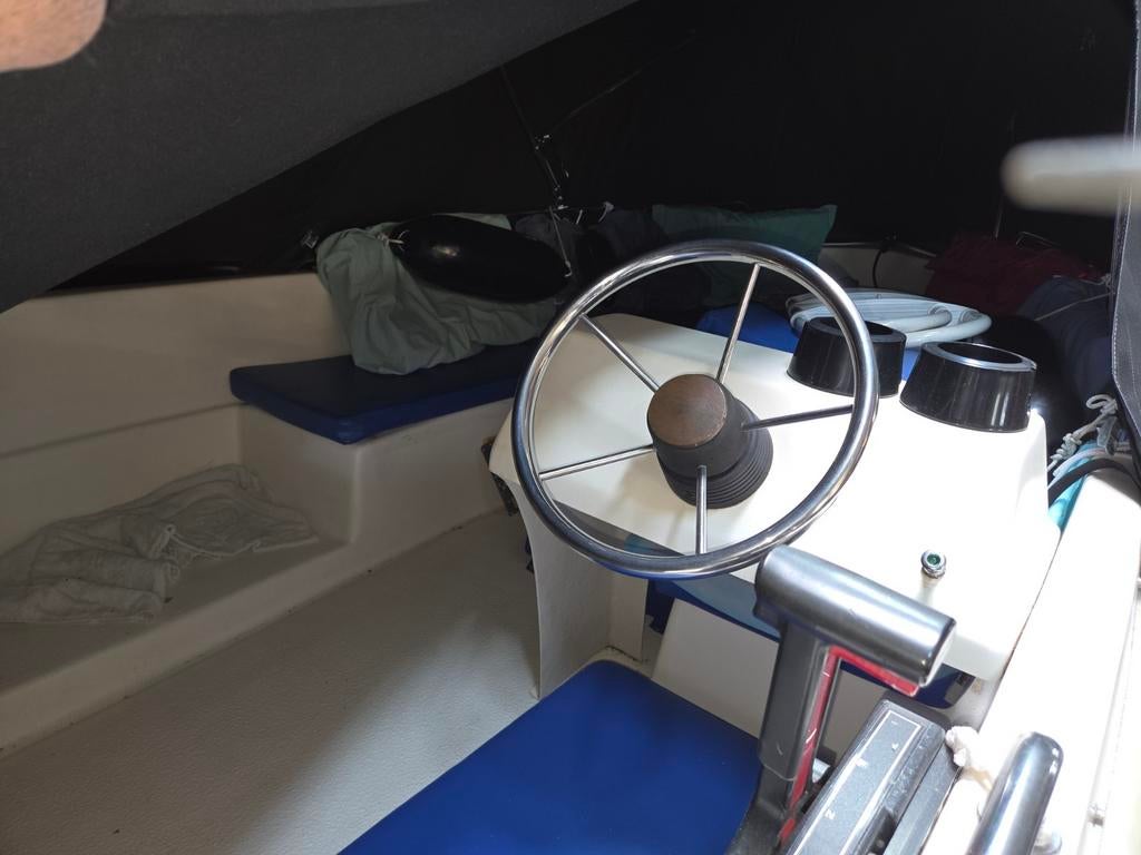 Topcraft Futura met Mercury buitenboordmotor, Watersport en Boten, Motorboten en Motorjachten, Ophalen, Gebruikt
