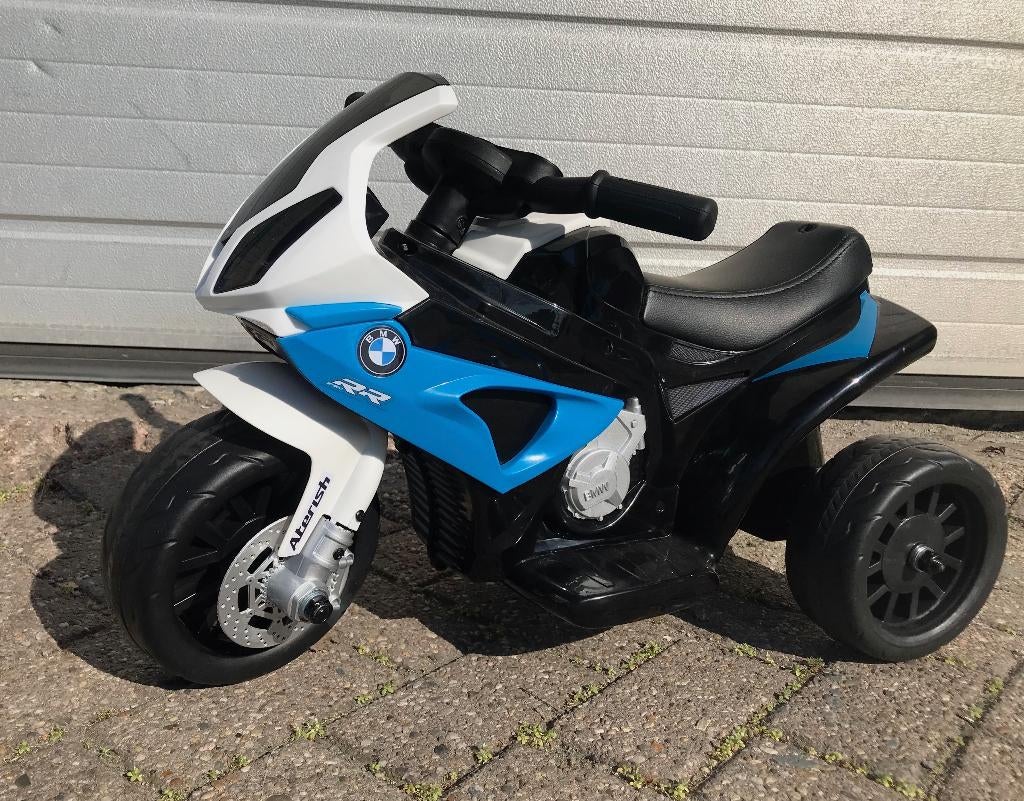 Elektrische kinder BMW S1000RR 6V Kinder motor blauw, Ophalen of Verzenden