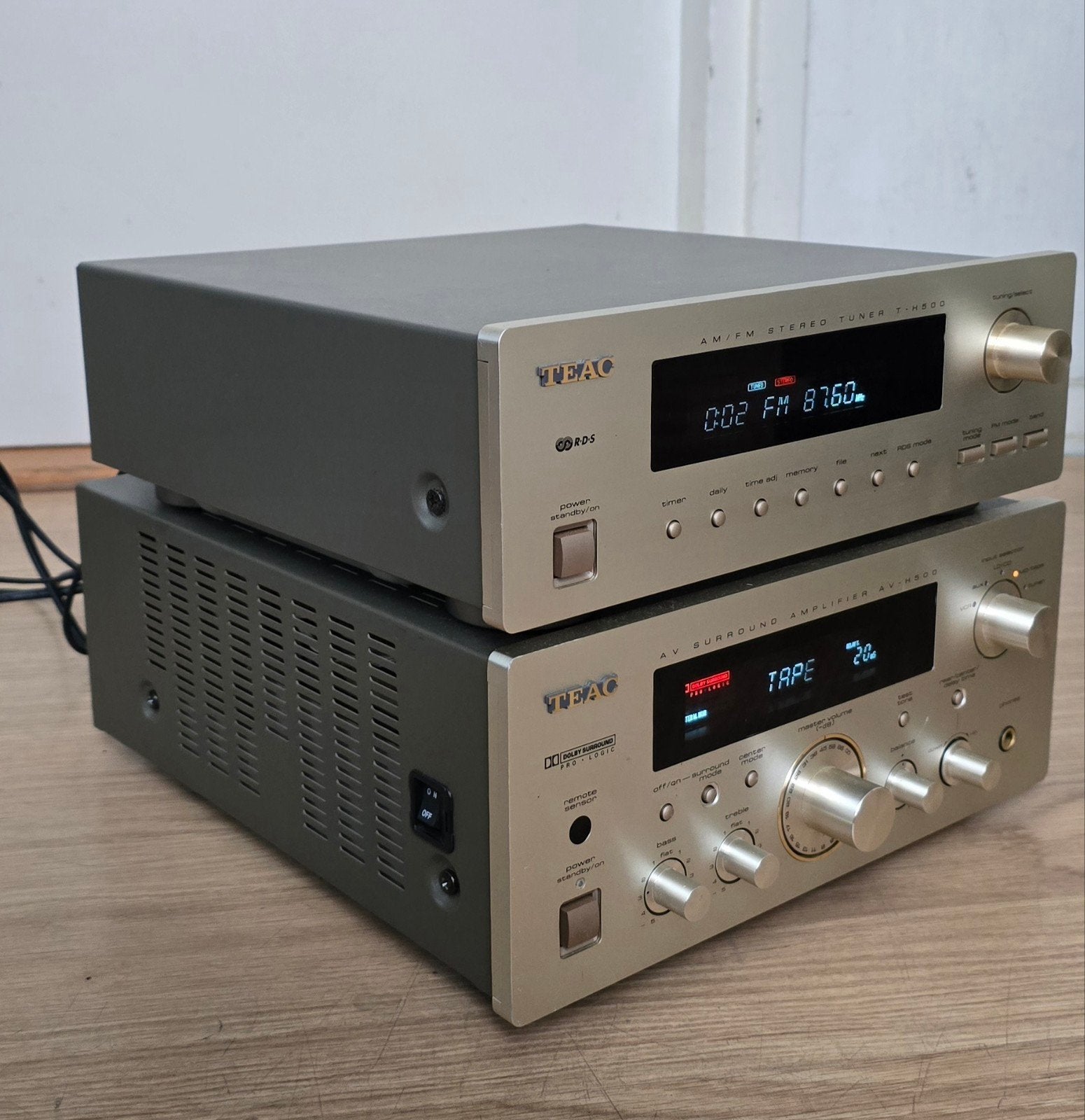 Teac AV-H500 Versterker en T-H500 Tuner Set, Ophalen of Verzenden