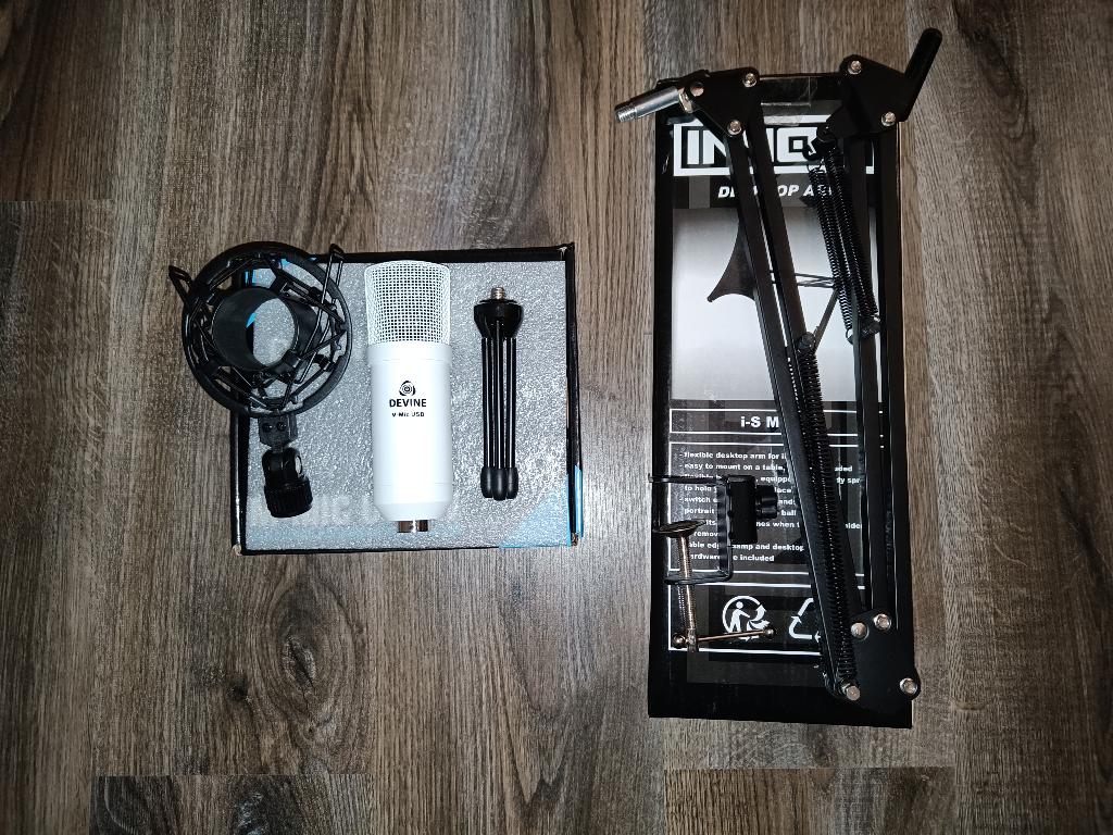 Devine M-Mic USB, Ophalen, Zo goed als nieuw, Studiomicrofoon