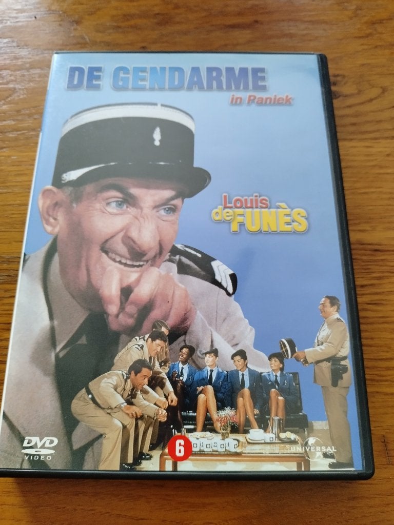 De gendarme in paniek - Louis de Funes. (dvd), Vanaf 6 jaar, Ophalen, Gebruikt, Actiekomedie