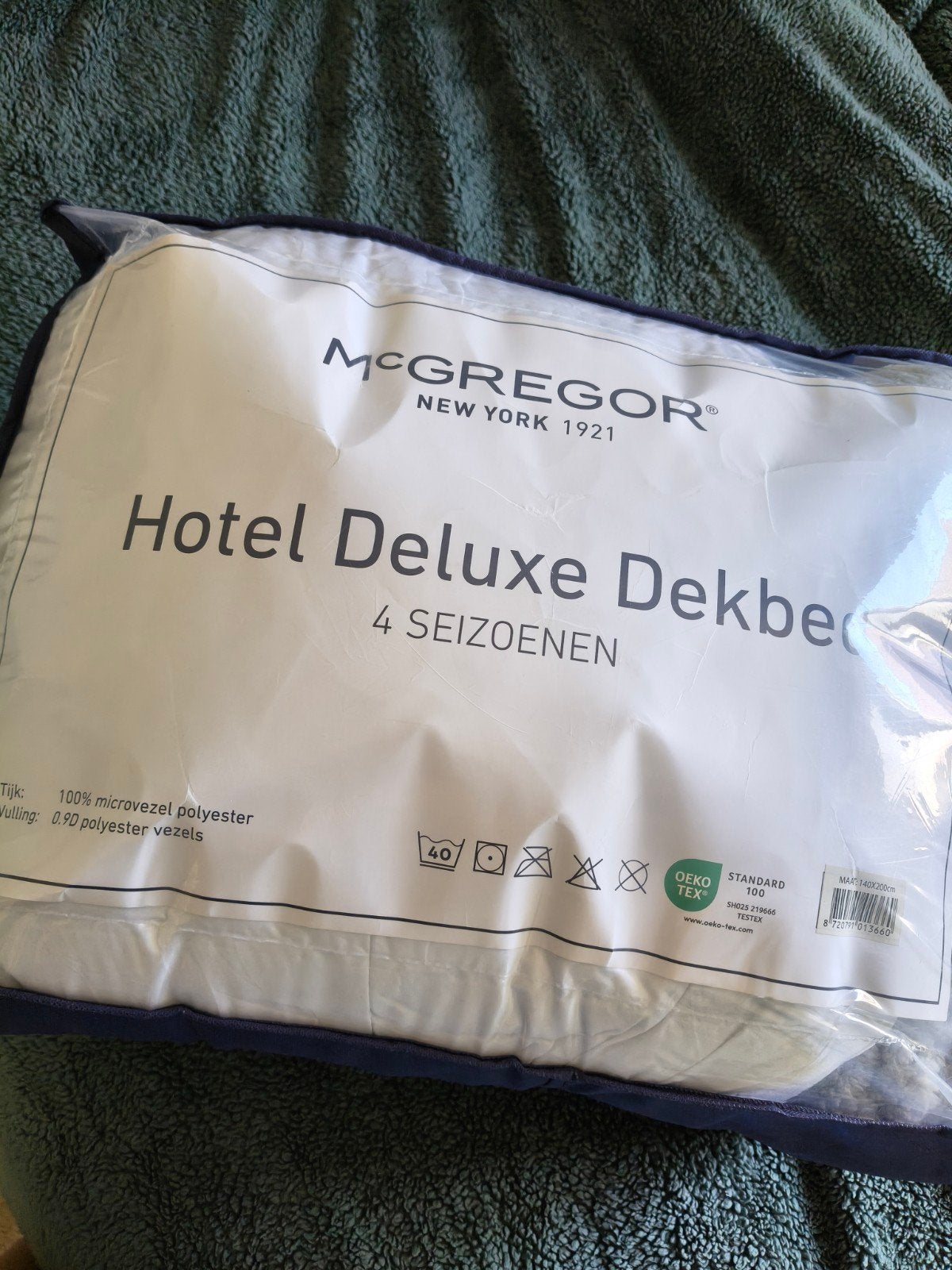 McGregor Hotel Deluxe 4S dekbed 1 p, met Fresh & Co deken, Ophalen, Overige materialen, Eenpersoons, Wit
