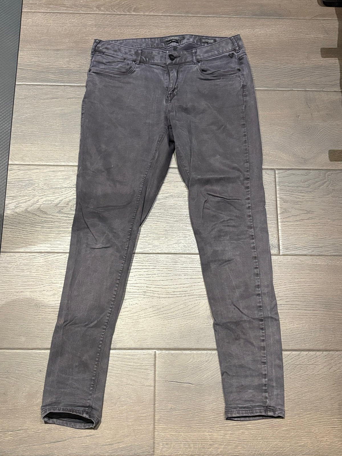 Scotch & Soda La Bohemienne 30/32, Kleding | Dames, Broeken en Pantalons, Verzenden, Maat 36 (S), Gedragen, Grijs