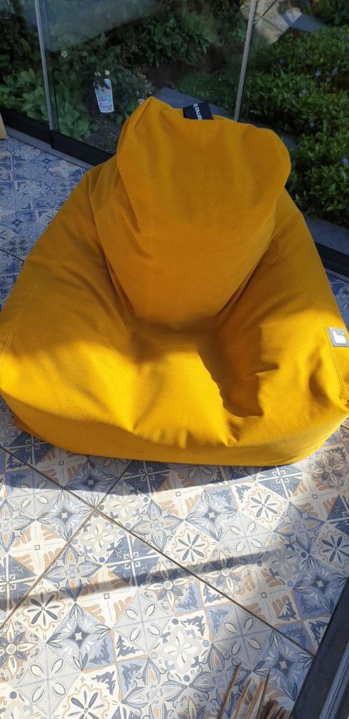 Gele Extreme Lounging Zitzak - Zo goed als nieuw, Huis en Inrichting, Zitzakken, Ophalen, Zo goed als nieuw, Geel, Zitzak