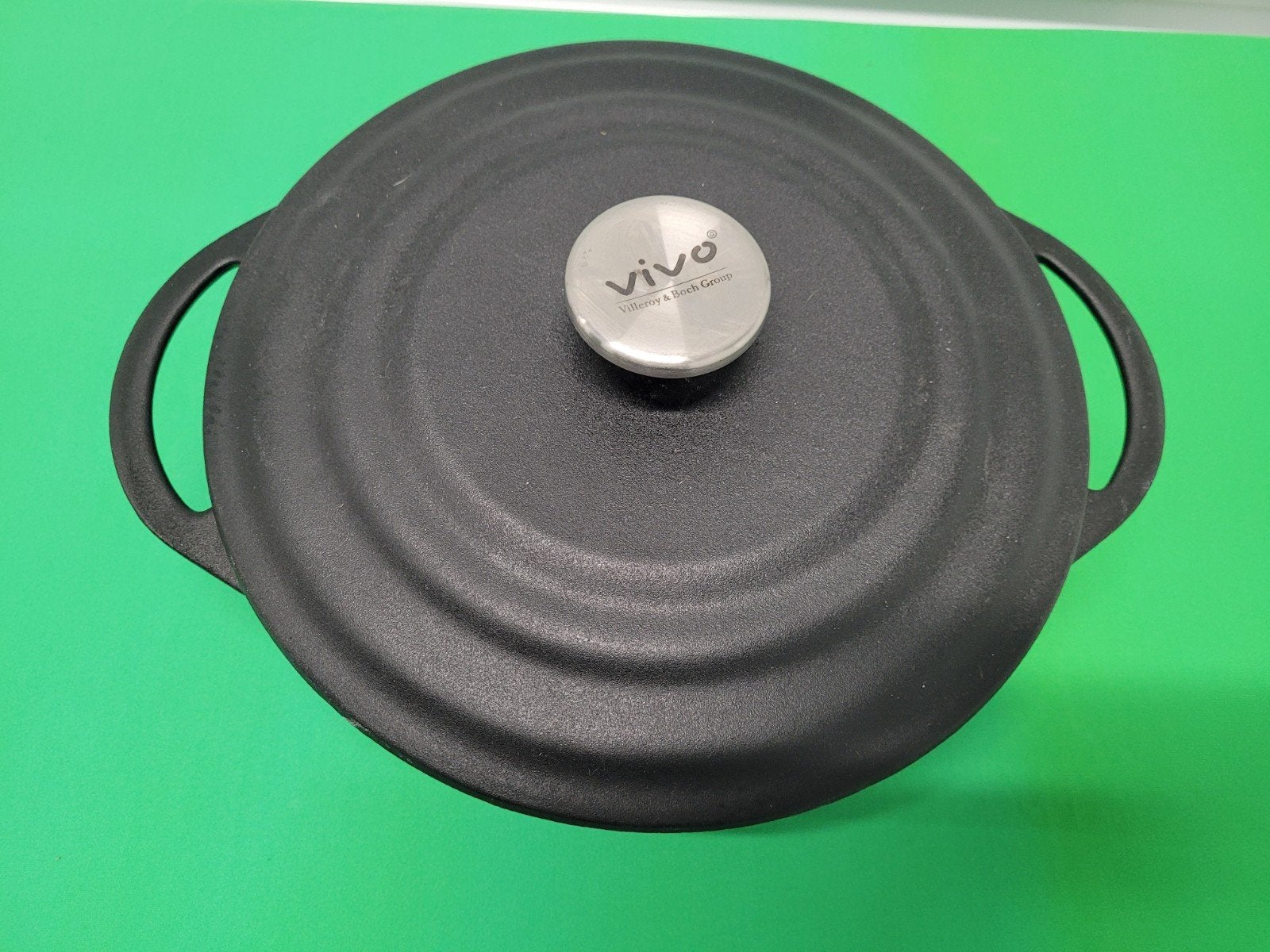 Vivo Gietijzeren Braadpan zwart, Kookpan of Snelkookpan, Gebruikt, Gietijzer, Ophalen of Verzenden